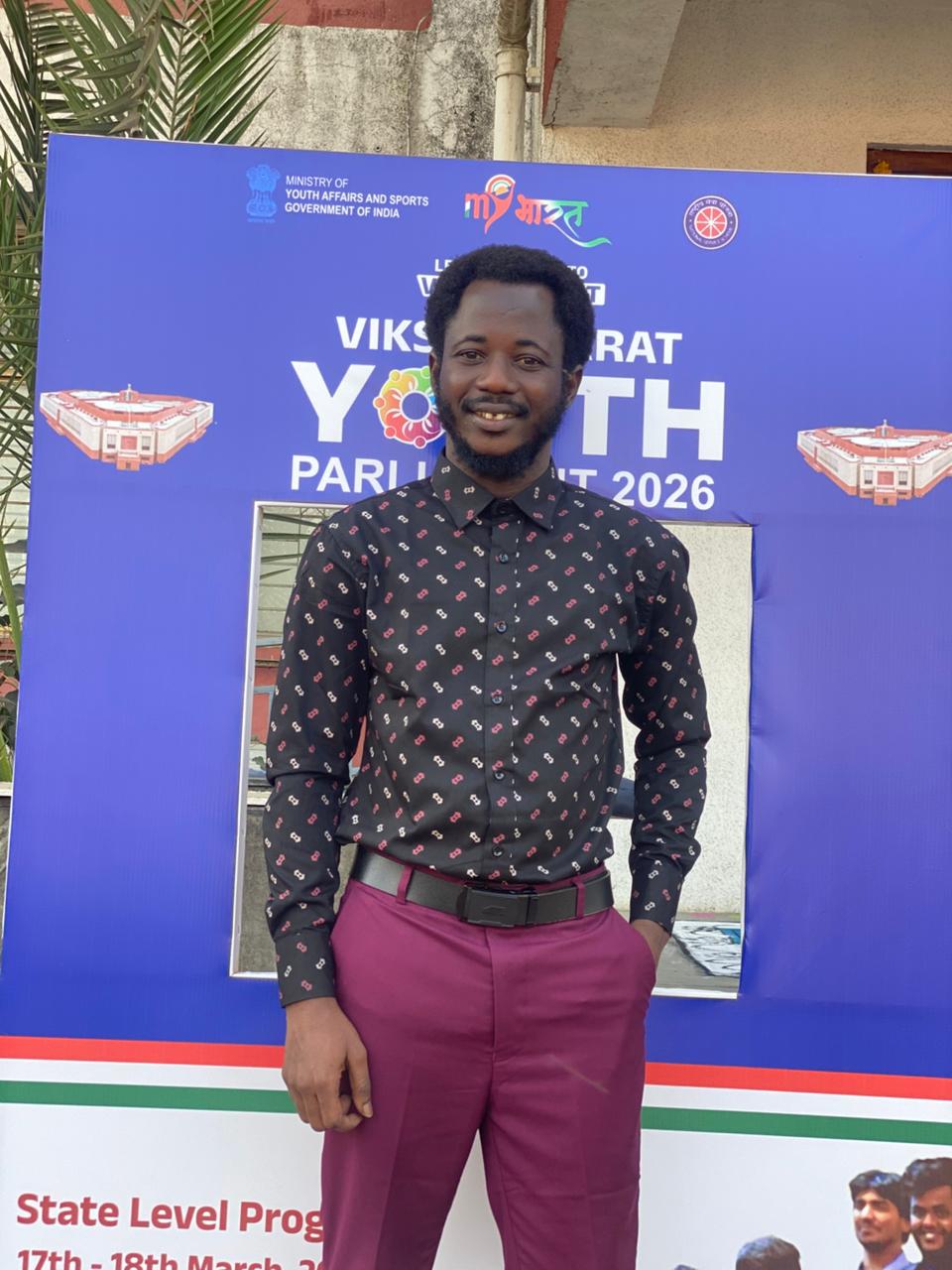 Hassan Sheriff, International Student from Sierra Leone at University of Mumbai